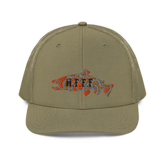 Camo Hog Embroidered Trucker Cap