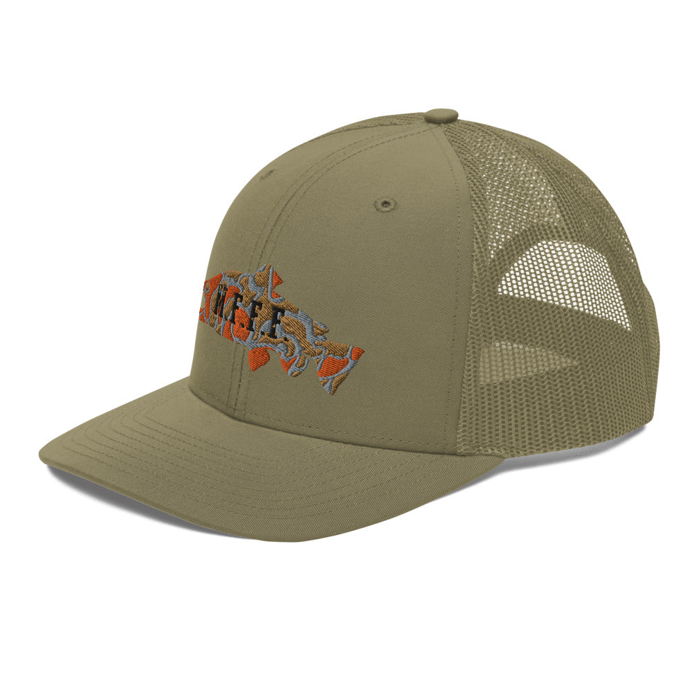 Camo Hog Embroidered Trucker Cap
