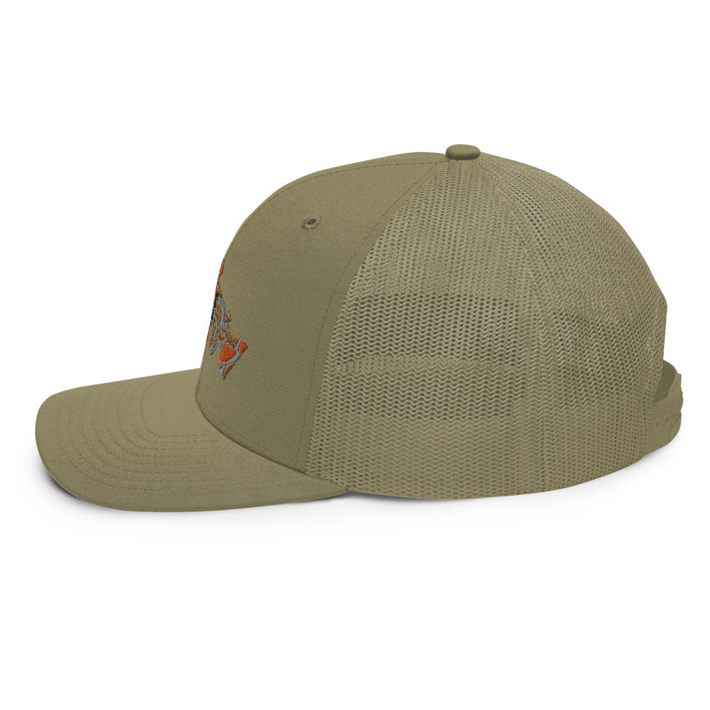Camo Hog Embroidered Trucker Cap
