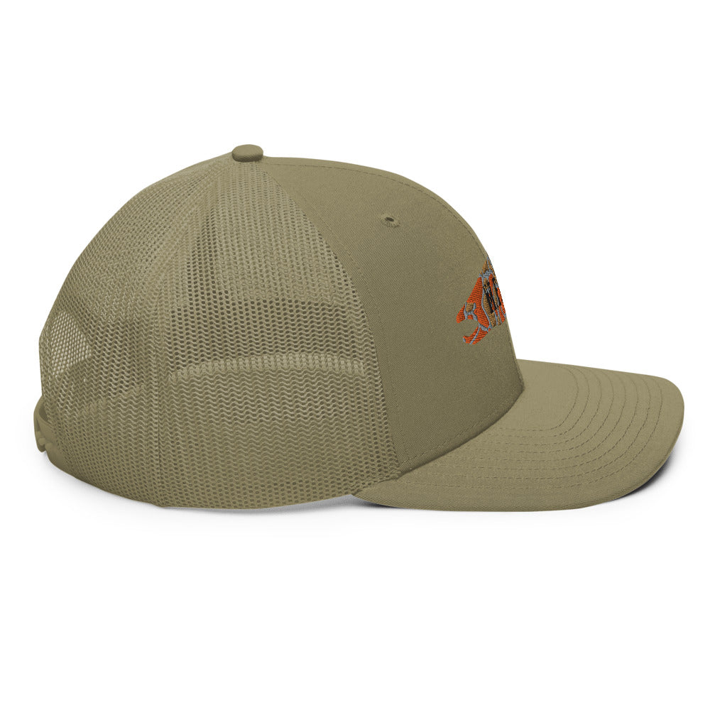 Camo Hog Embroidered Trucker Cap