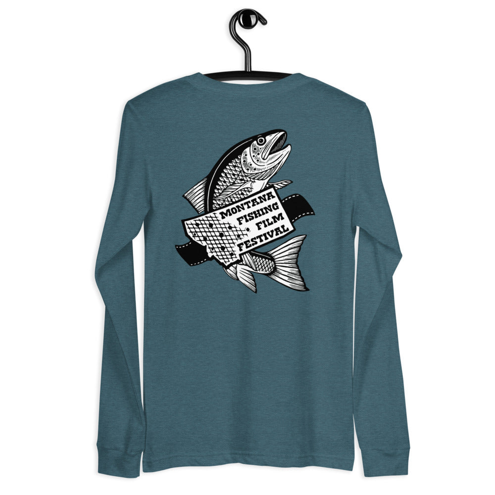 Unisex Long Sleeve Fish Tee