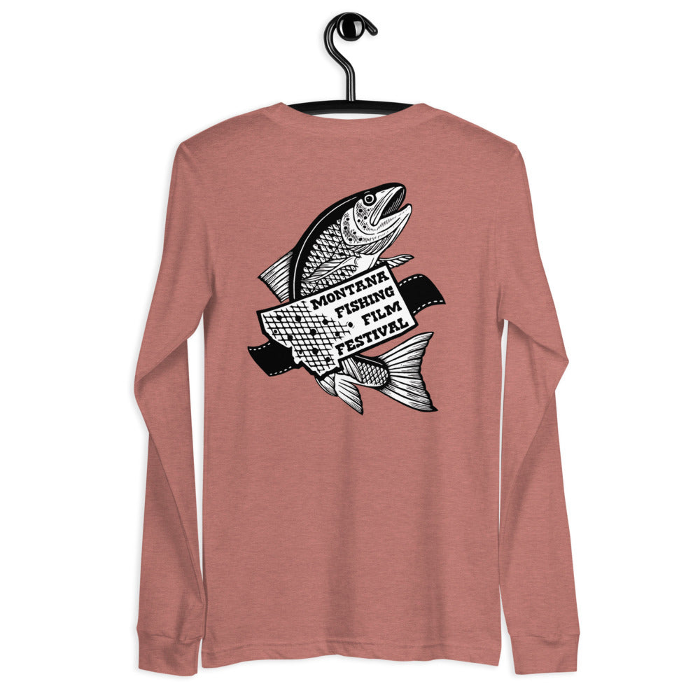 Unisex Long Sleeve Fish Tee