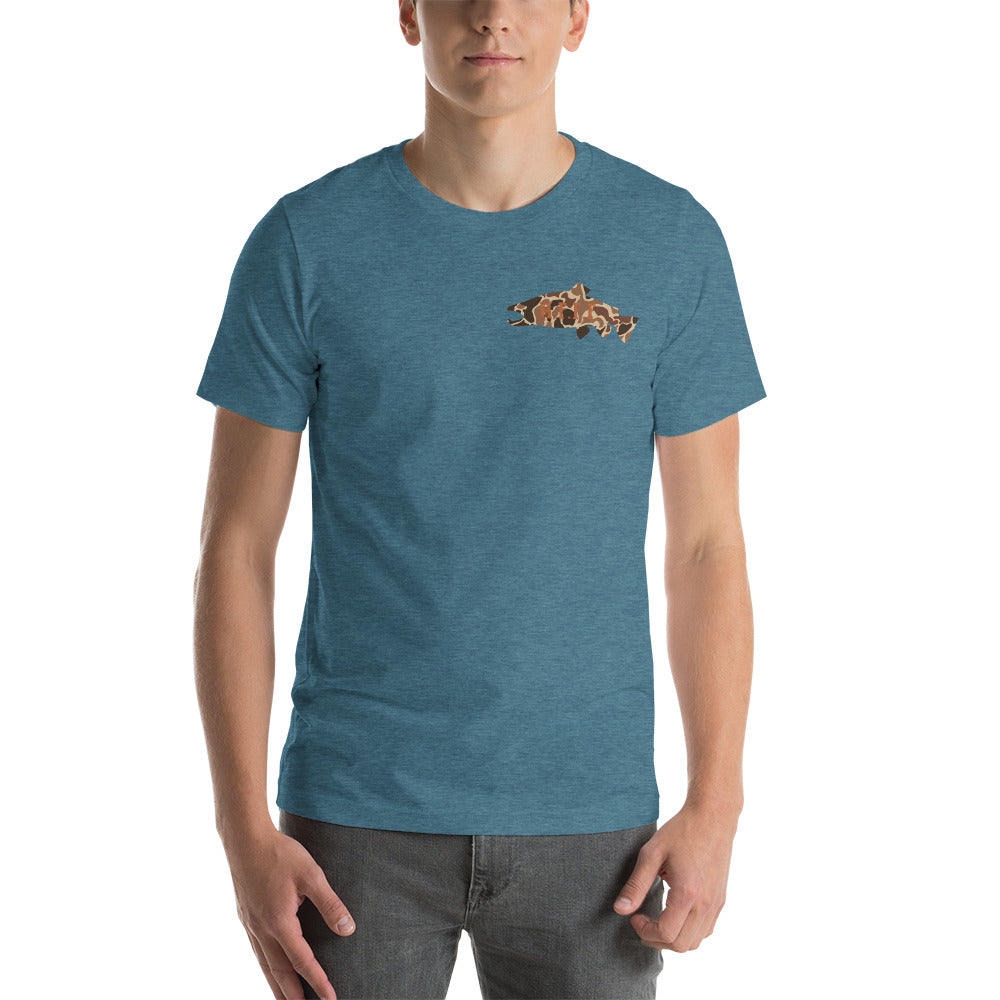 Duck Camo Hog Fish Short-Sleeve Unisex T-Shirt